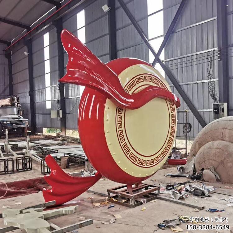 房地產(chǎn)大鼓雕塑