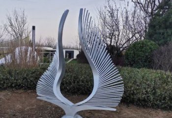 幼兒園翅膀雕塑，鐵藝文化雕塑，鑄造制作