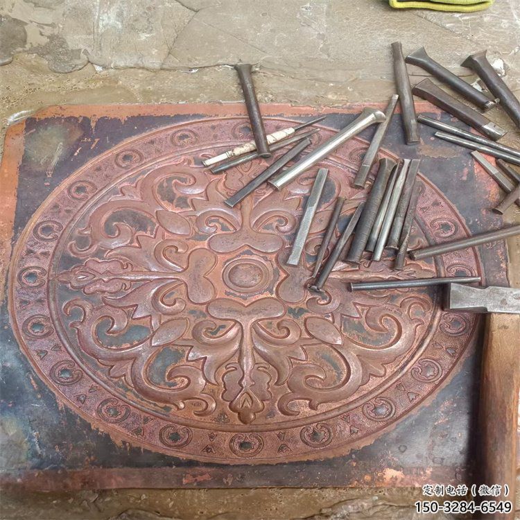 合肥花卉浮雕精品，鍛銅構件，別墅花卉浮雕廠家