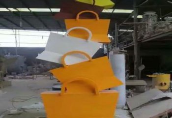 張掖烤漆挎包雕塑制造商，室外軟裝，景觀挎包雕塑制作