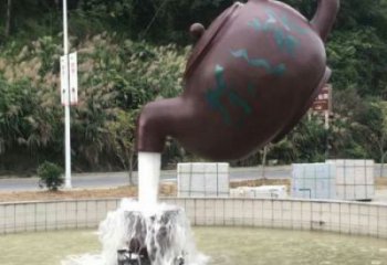 廣州小區天壺標志雕塑，多彩藝術，天壺雕塑生產廠家