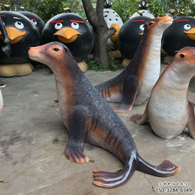 承德園林海豹雕塑