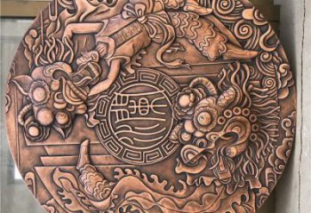 屯昌戶外浮雕供求，村標概念，鍛銅浮雕制作廠家