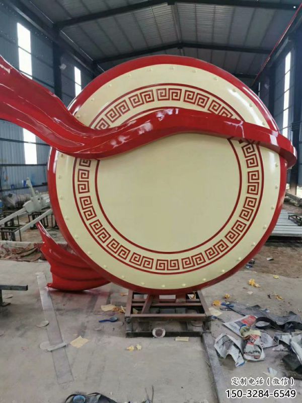 漯河彩繪大鼓雕塑