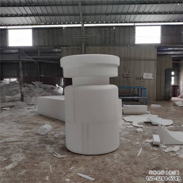 雙鴨山仿真藥瓶雕塑，美陳藝術(shù)類，玻璃鋼藥瓶子雕塑廠家