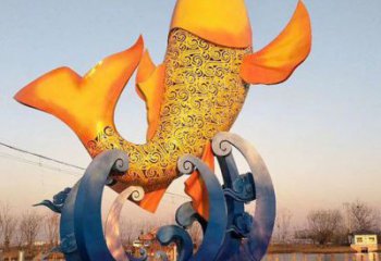 鄭州園林鯉魚雕塑