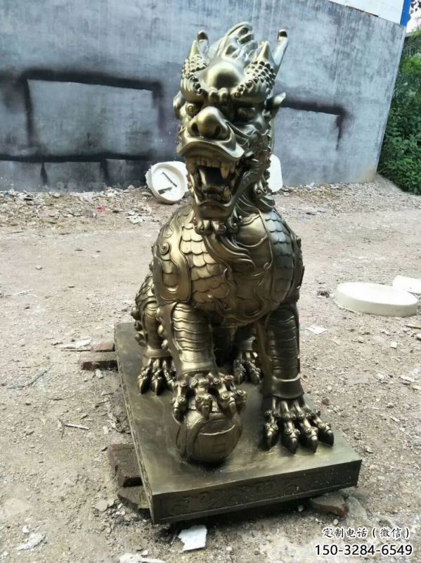 隨州校園麒麟雕塑，拉絲海洋雕塑，卡通主題