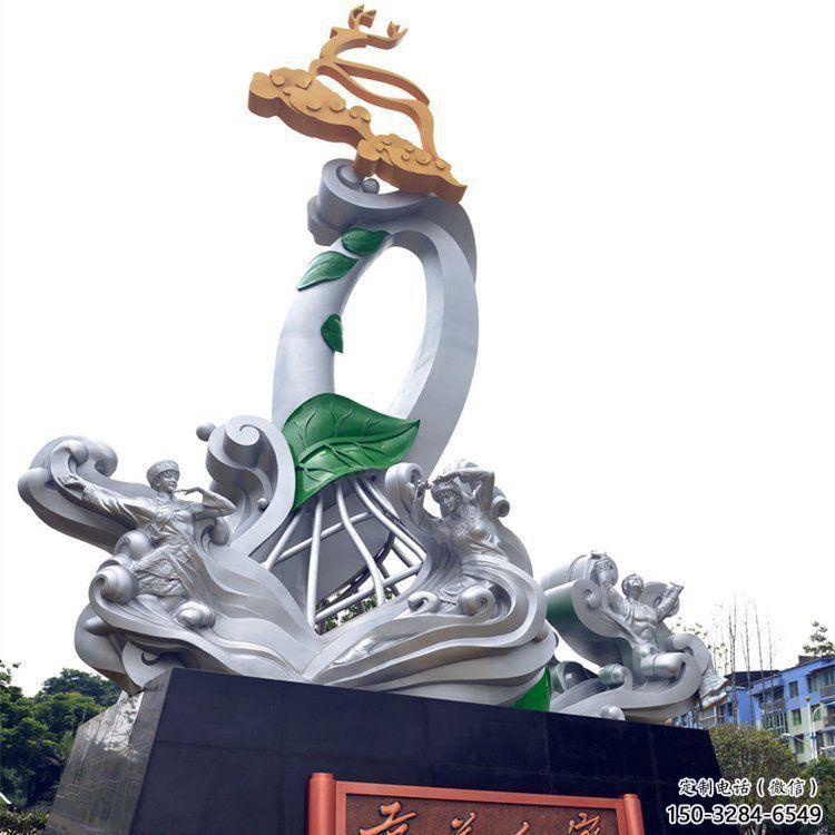 松原蘭花雕塑承接，城市裝飾，大型蘭花花朵雕塑公司