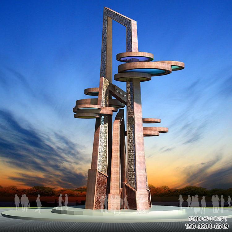 揚州精神堡壘雕塑