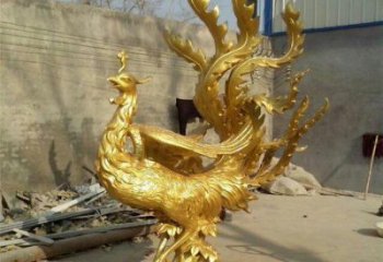 鎮(zhèn)江鳳凰雕塑廠家，鍛造工藝，銅鳳凰雕塑廠家承接