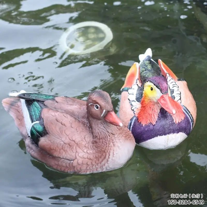萍鄉(xiāng)園林鴛鴦雕塑