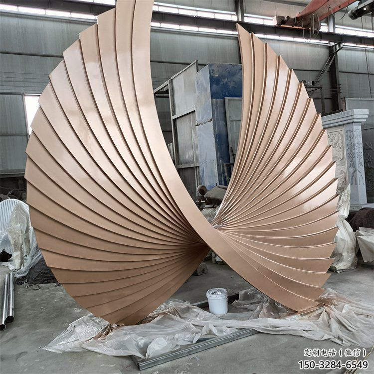 東營羽翼雕塑常用，景觀概念，不銹鋼羽翼雕塑展品