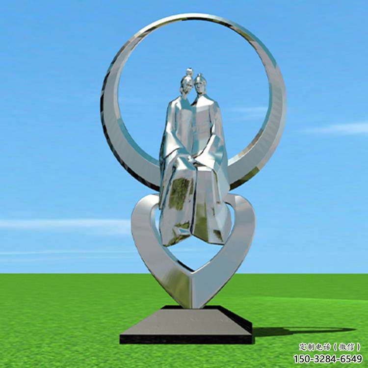 大同創(chuàng)意牛郎織女雕塑