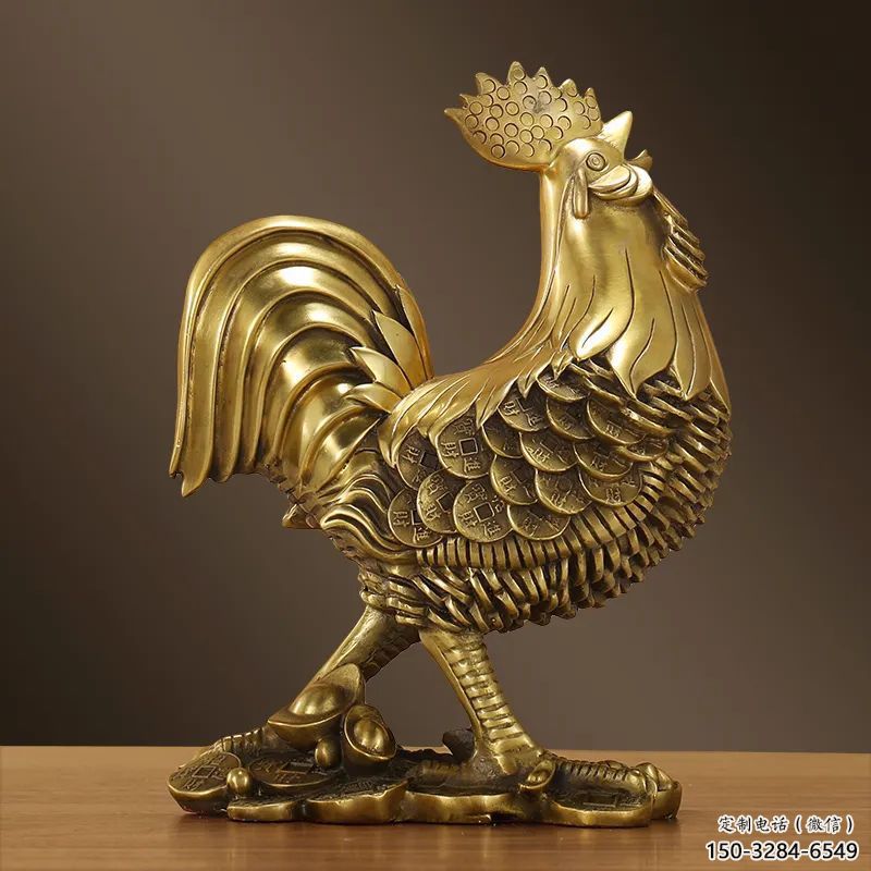 小店園林小雞雕塑，文化標(biāo)識(shí)，電鍍工藝