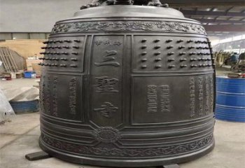 葫蘆島三圣寺銅鐘雕塑-鑄銅鐘雕塑-平直形結(jié)構(gòu)