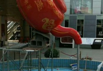 新城鐵藝水景天壺雕塑，噴泉雕塑，抽象天壺雕塑制作
