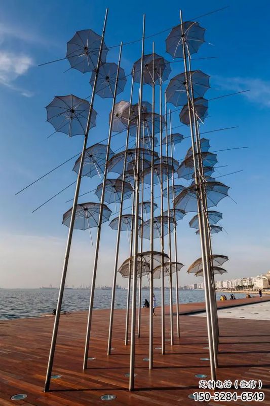 銅川步行街雨傘雕塑