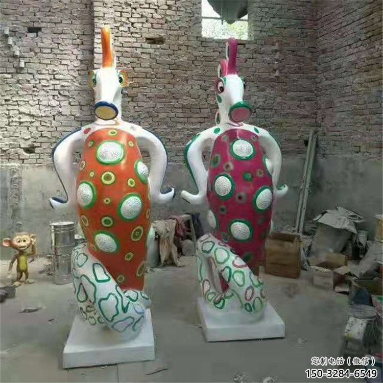 陽(yáng)幼兒園河馬雕塑，動(dòng)漫文化雕塑，卡通動(dòng)物制作