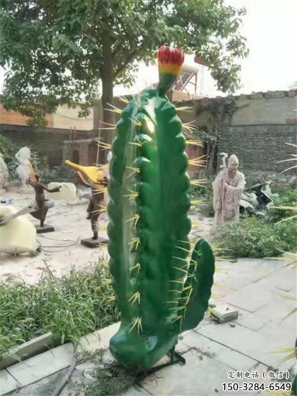 克拉瑪依彩繪仙人棒雕塑承接，城市裝飾，仿真仙人棒雕塑公司