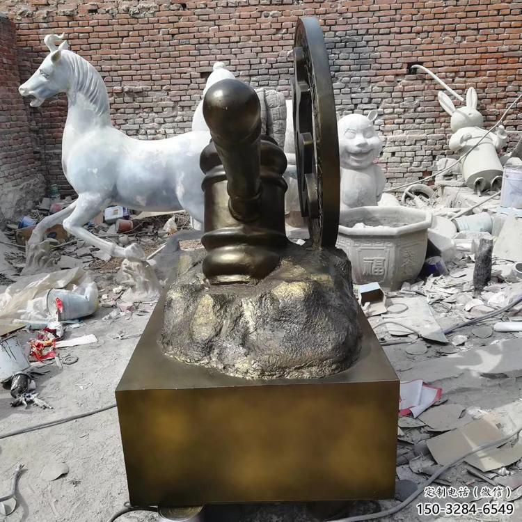 江干公園錘子雕塑