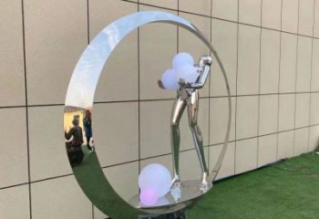 吐魯番仙子雕塑展品，公園小品，景觀圓環仙子雕塑生產商