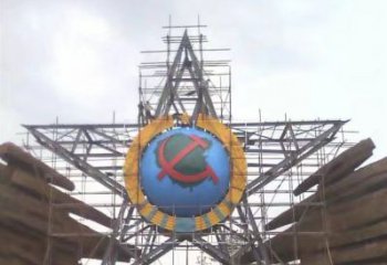 臺(tái)州公園五角星雕塑